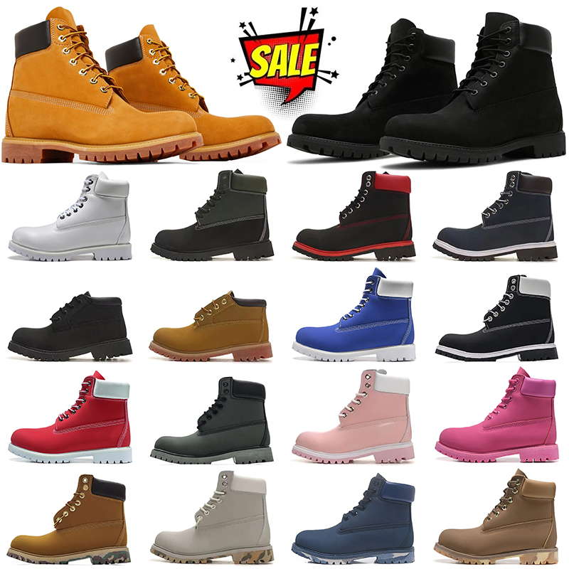 tims boots designer boot for men women timbs cowboy sneakers luxury fashion ankle martin booties fur outdoor shoes wheat black white green winter trainers hiking