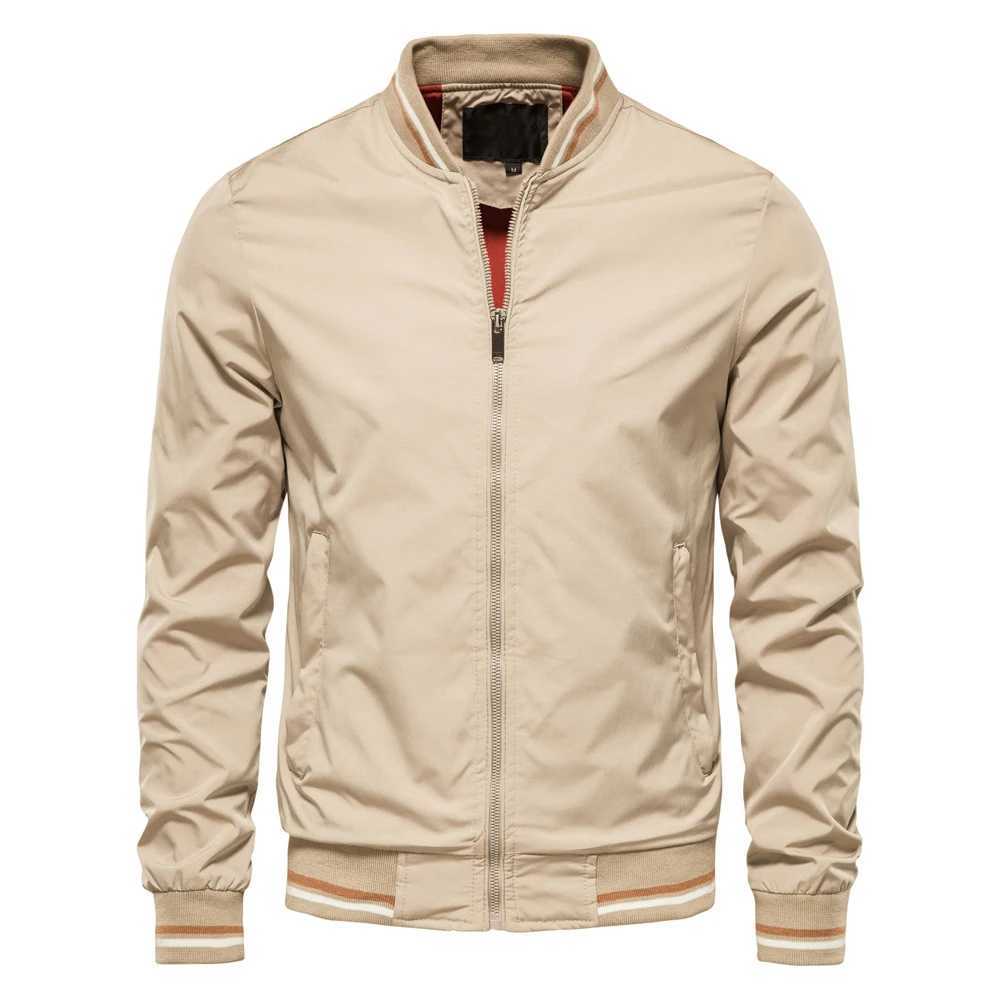 Fashion Autumn Jackets for Men Solid Color Casual Baseball Mens Jacket Clothing New in Outerwears Jackets Bomber Jackets Men X2502131