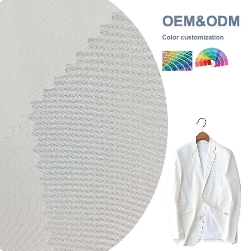 Woven ing microfiber fabric 100% Polyester Twill 210T Taffeta Fabric for Garment