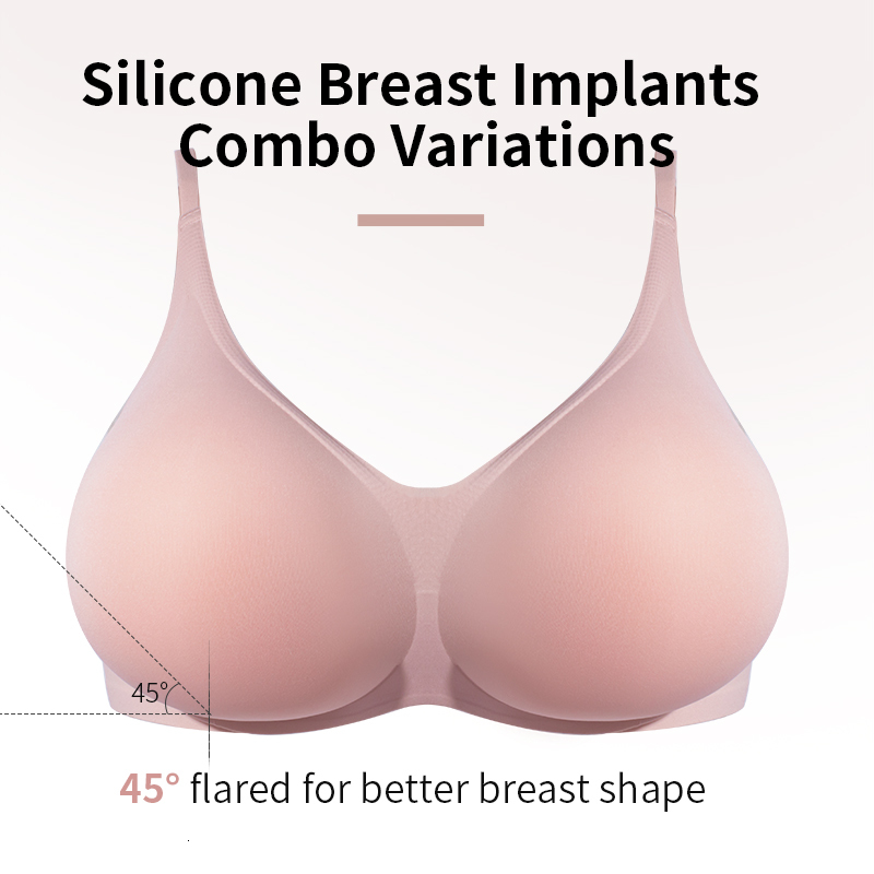 2025 New Designer Large in Silicone Chest Bag Bra trend Underwear Small to Large Pad Simulation Cartoon Chest Seamless