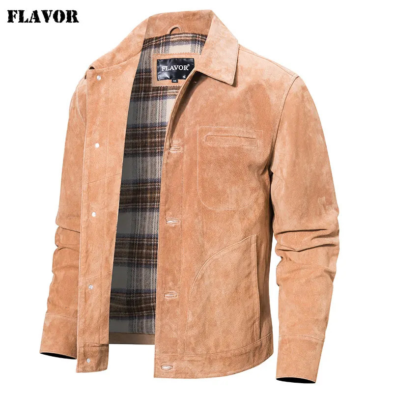 mens leather jacket suede leather mens denim jacket 241023