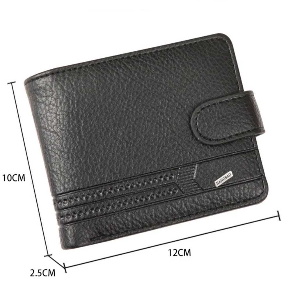 Men Wallets Leather Zipper Purse Man Slim Card Holders Quality Male Short Multi-card Wallet Coin Pocket Purse XJ250624