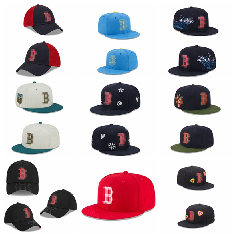 Red Soxes- B letter Baseball Caps hip hop for men casquette gorras planas bone aba reta toca Snapback Hats