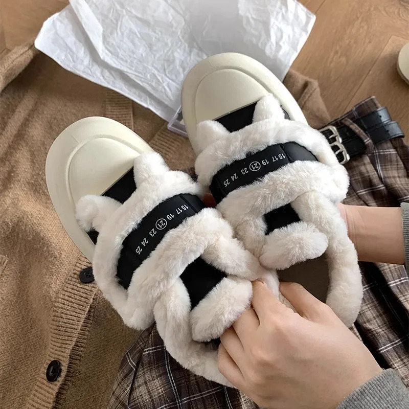 Winter Vulcanized Shoes for Women Sneakers Non-slip Plus Velvet Womens Cotton Shoes Hot Selling Warm Womens Casual Sports Shoes