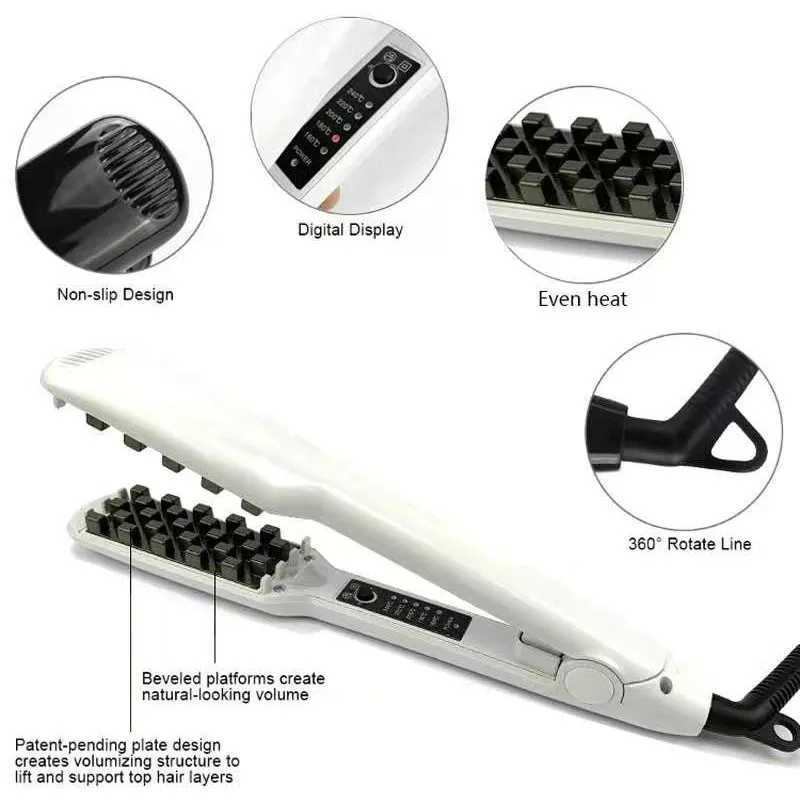 New Arrival Electric professional corn perm splicing hair fluffy magic tool corn beard mens hair care pad hair roots curly tin foil hair clip Z241022