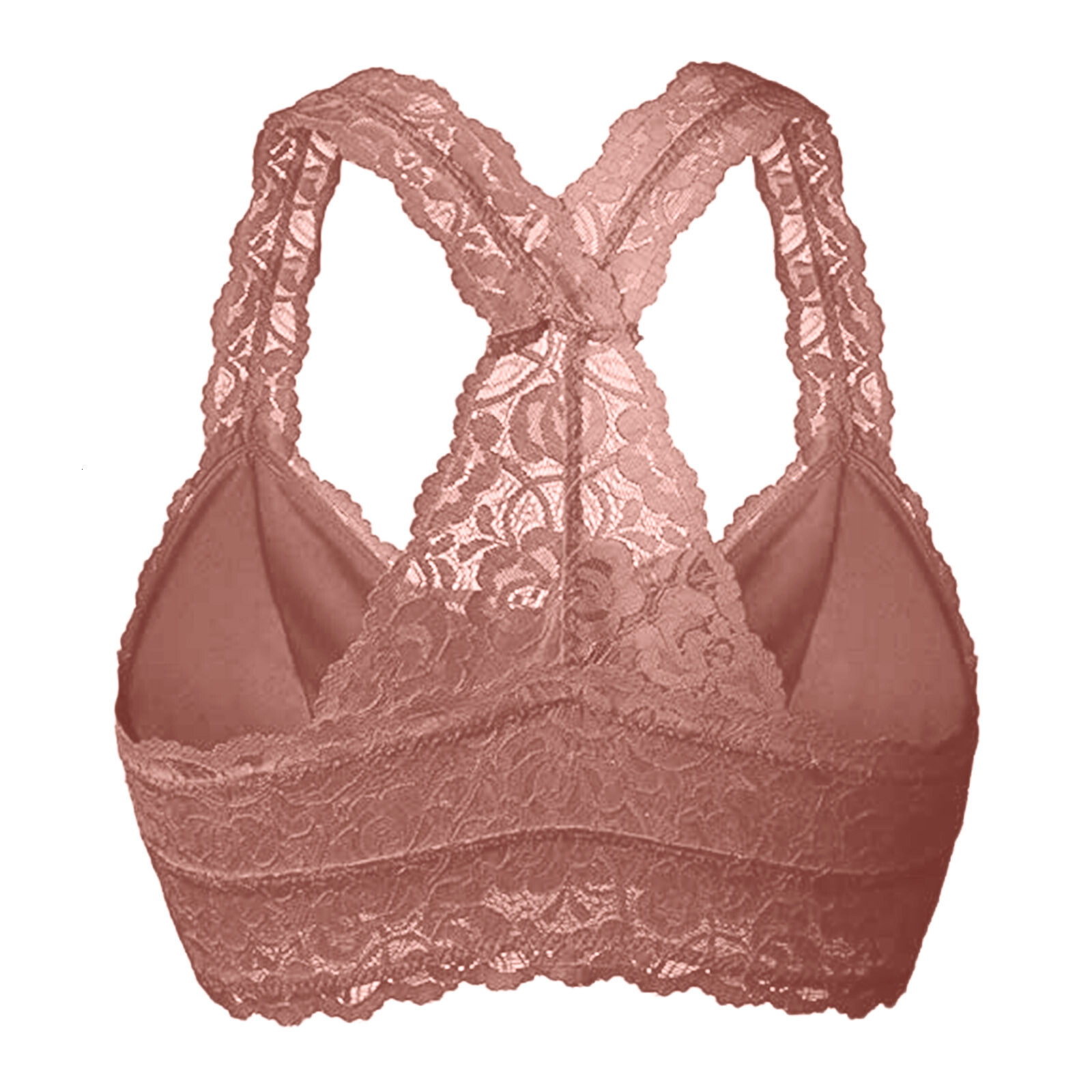 2025 New designer women s lace sports bra trend comfortable solid color underwear vest women s wireless gerie breathable bra S xl bra no print women