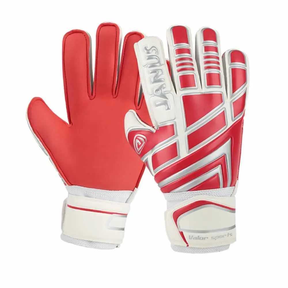 Finger Protection Goalie Gloves Non-Slip Colorful Latex Soccer Gloves Wear-Resistant PU Football Goalkeeper GlovesXJ241023