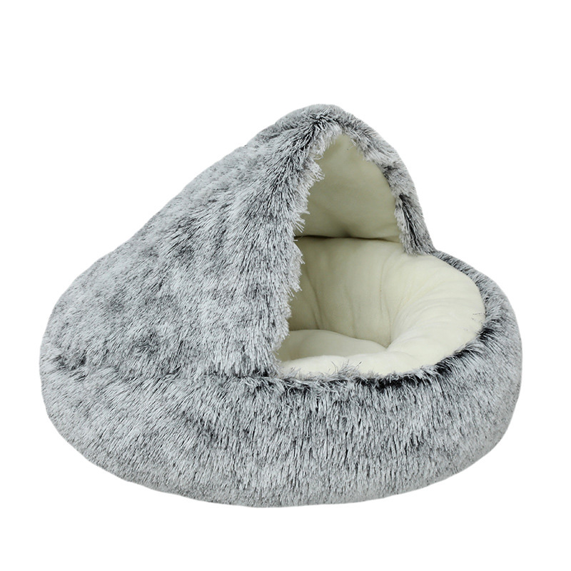 Pet supplies winter warm shell semi-enclosed cat kennel pet cat bed semi-enclosed dog kennel dog bed closed cat kennel