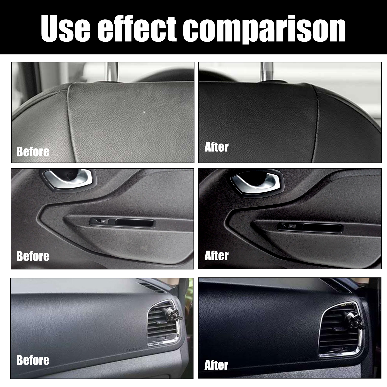 US stock Rayhong Plastic Retread coating Automotive interior instrument panel seat clean dust polishing maintenance coating