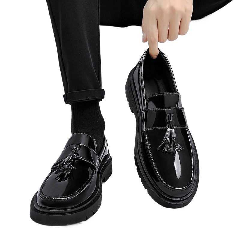Men Dress Shoes Mens Casual Shoes New Spring British Business Dress Shoes Sports And Leisure Loafers One Step Trendy Shoes 241009