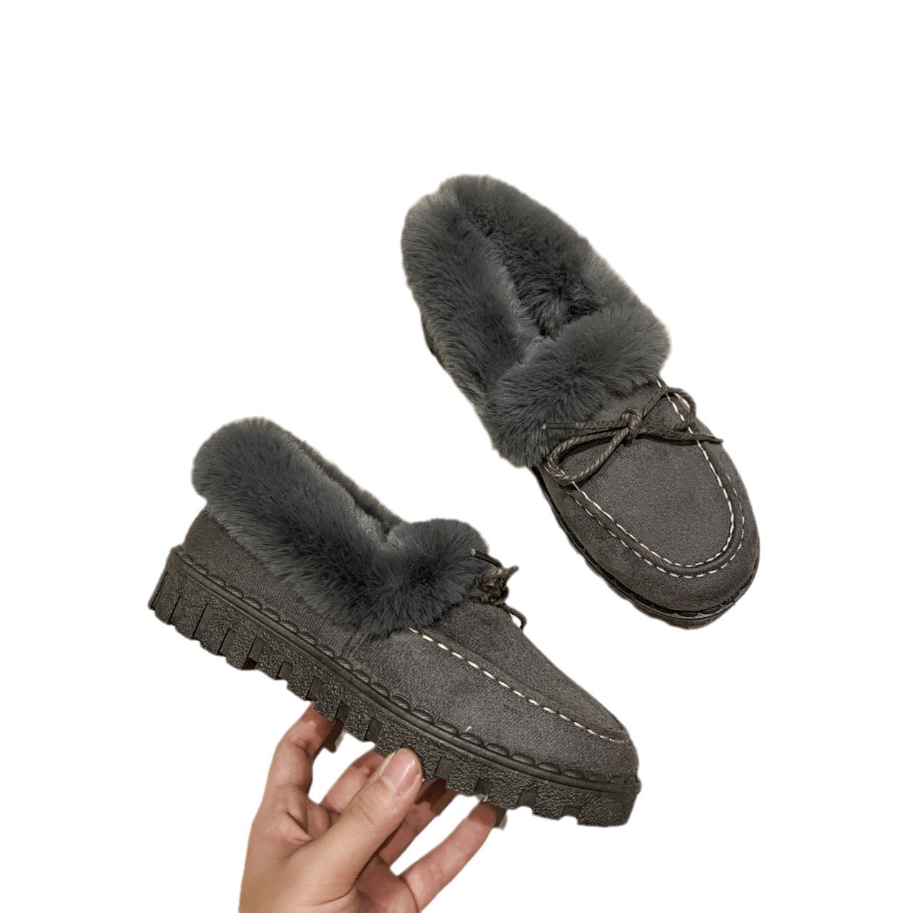 Women's Flat Round Toe Comfort Walking Shoes, Pink Black Gray Khaki 36-40