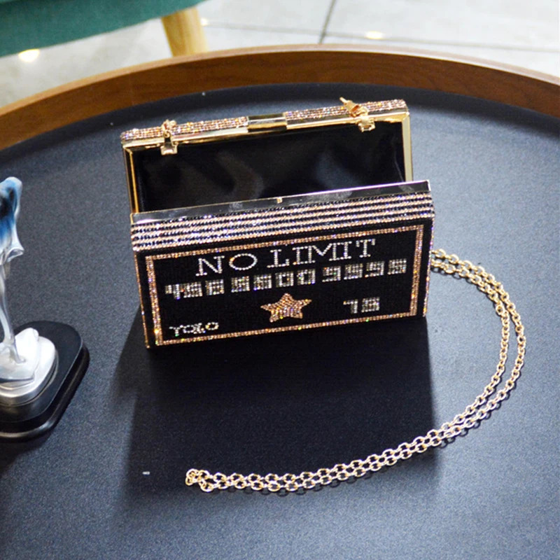 Female er Rhinestone diamond clutch bag Zd2101 241023