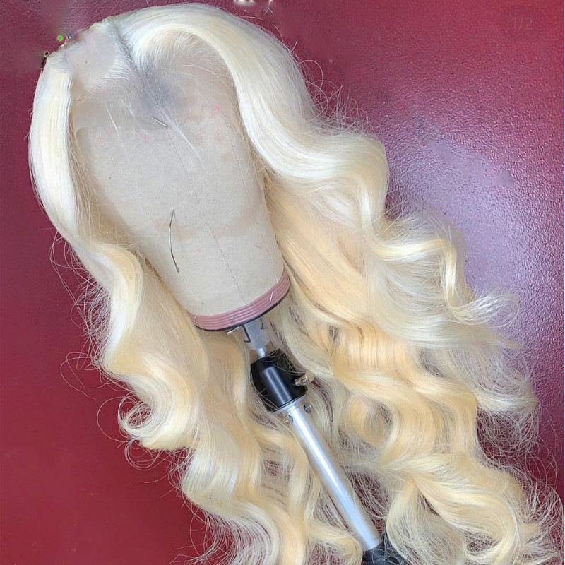 New wig fashion long curly hair golden big wave chemical fiber female headpiece