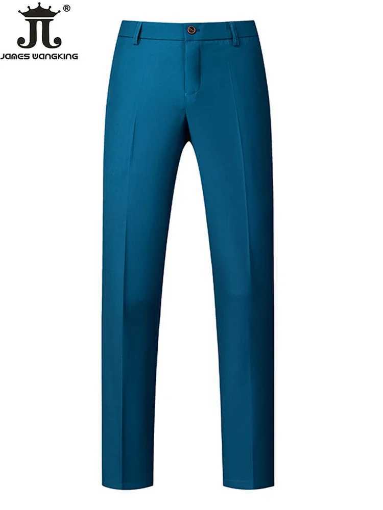 Size 29-40 New Mens Fashion Boutique Solid Color Formal Business Suit Pants Groom Wedding Dress High End TrousersX241023