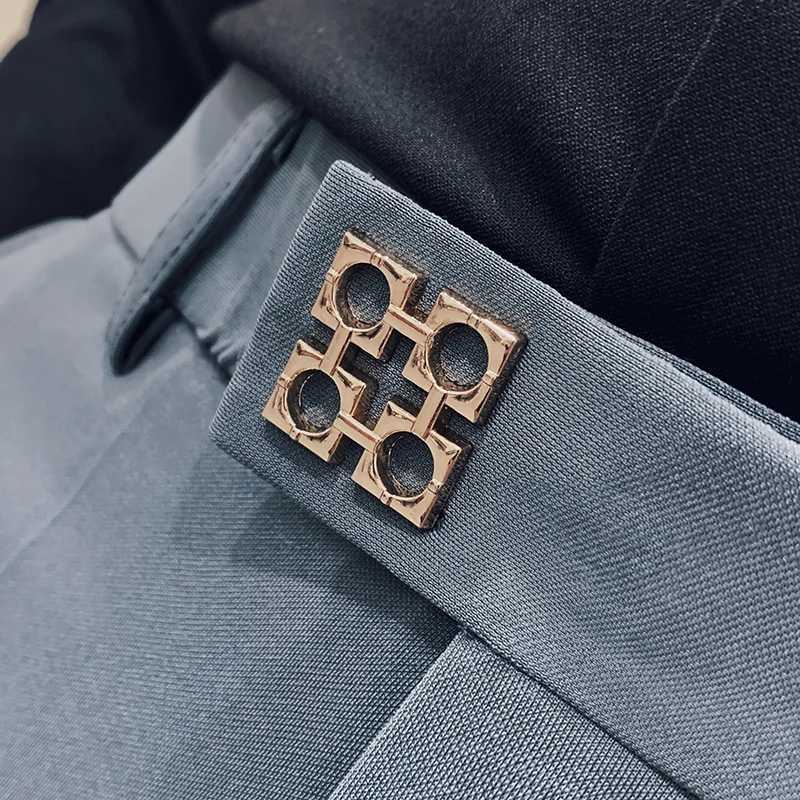 Spring 2022 Mens Casual Slim Fit Dress Pants Streetwear Suit Pants Men High Quality Office Pants All Match ankle Length TrousersXJ241023