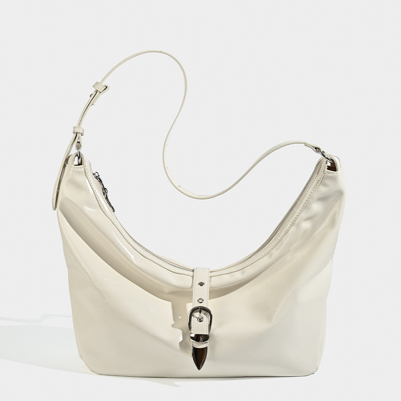 2025 Designer designer 3 free 2024 shipping new Small niche design metal buckle texture tote underarm fashionable and versatile single shoulder crossb