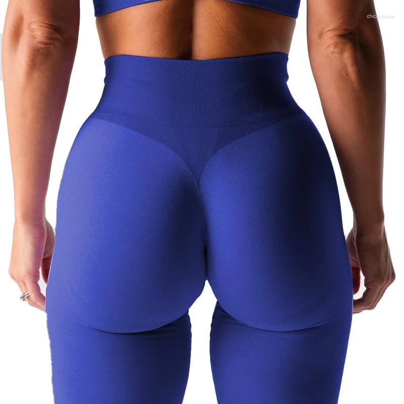 Active Pants Knockout Seamless Leggings Spandex Tights Women Soft Workout Fitness Outfits Yoga High Waisted Gym Wear
