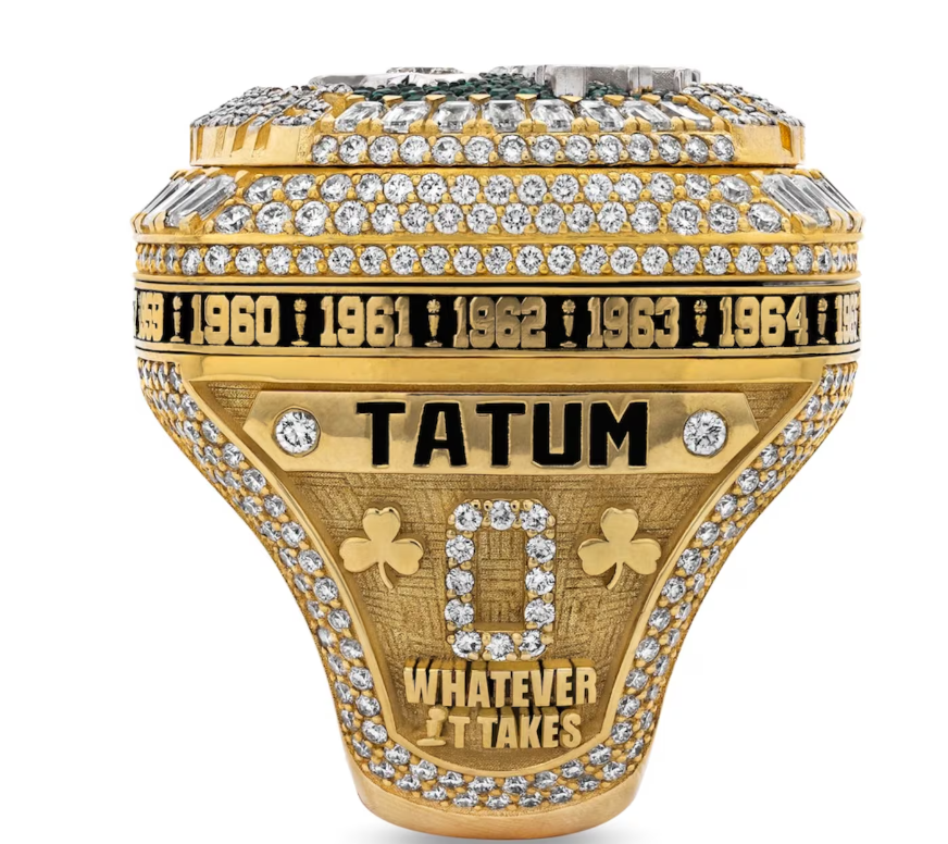 2023 2024 Celtics National Basketball Team champions Championship Ring TATUM Souvenir Men Women Fan Brithday Gift Hip hop Sport Punk Newest