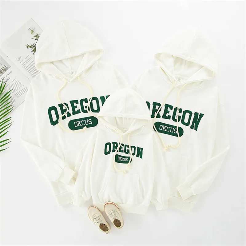 Family Matching Long Sleeves Top Father And Son Clothing Mother Daughter Matching Clothes Parent-Child Autumn Hooded SweatshirtsXJ241008