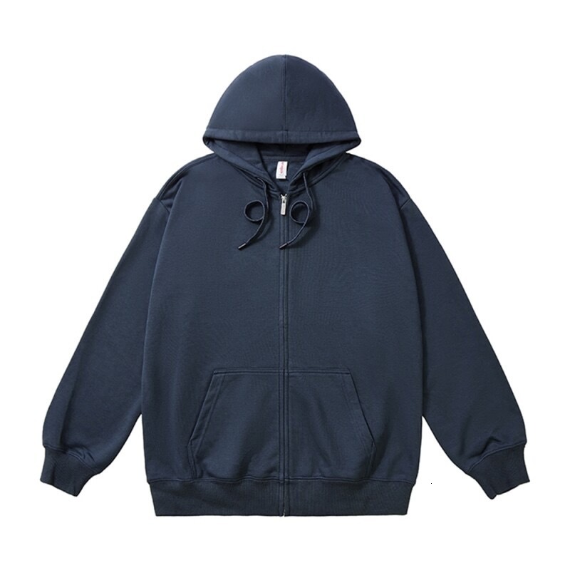 Men's hoodie, autumn new large circular hooded zipper suitable for both men and women, warm and fashionable