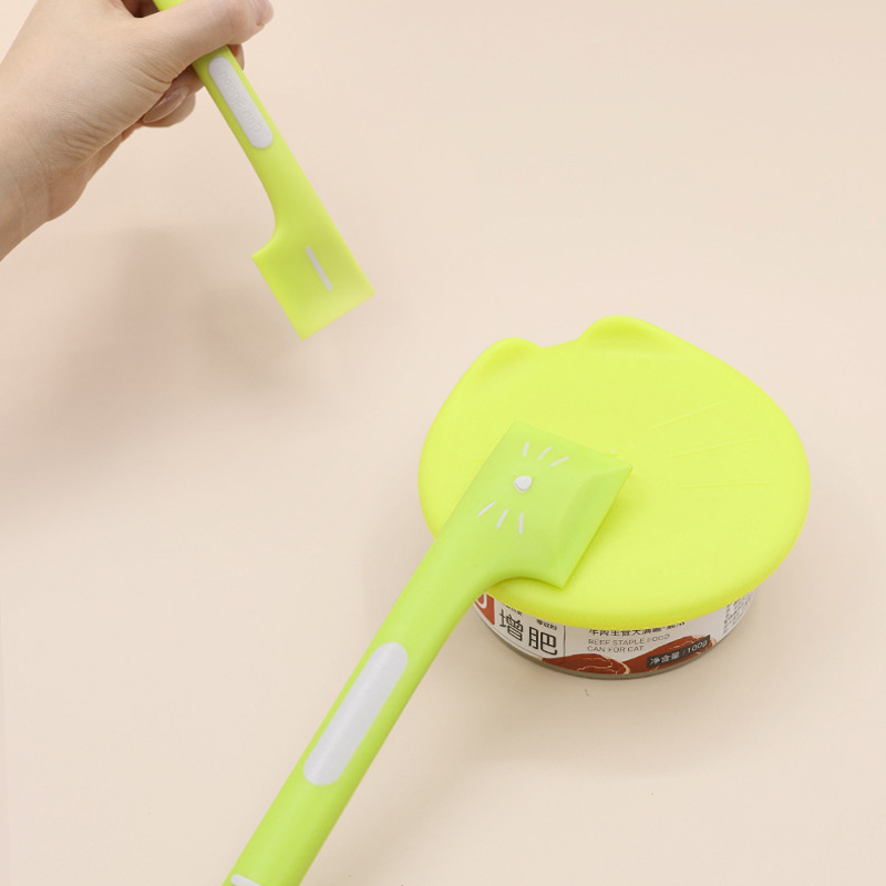 Cat Canning Scoop Dog Wet Food Pet Feeding Stirring Long Handle Cat Scoop Canning Open Lid Pet Canning Scoop