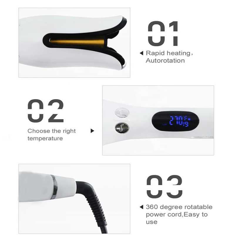 Automatic hair curler automatic loop curler wavy iron wavy crimping curling tool circular loop curler electric hair curler M241022
