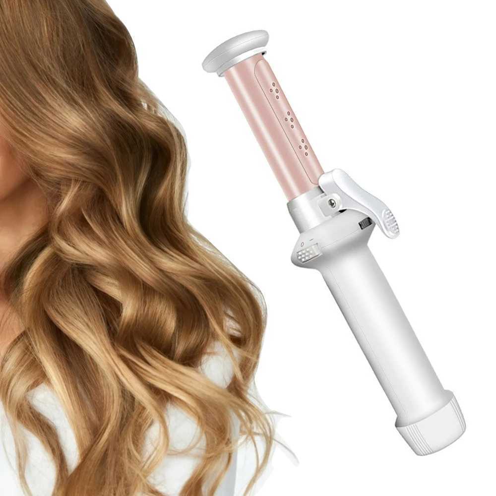 Cordless Curling Iron 1-inch Ceramic Curler Professional 2-in-1 Mini Curler for Loose Curling USB Charging Portable M241022