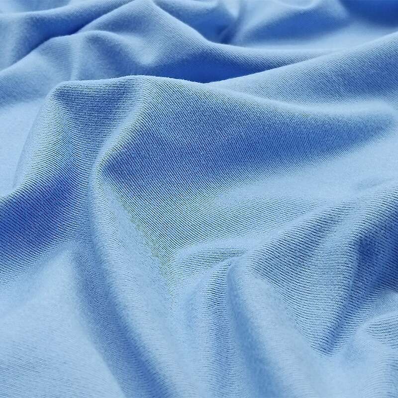 DTY Brushed Microfiber Knitted Single Jersey 95% Polyester 5% Spandex Fabric for Cloth