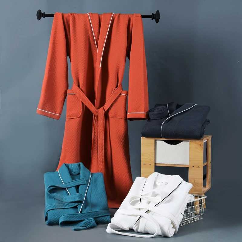 High quality 100% cotton bathroom Mens Trkiye Quty luxury soft robe and towel Adult bathroom Womens bathroom W241023