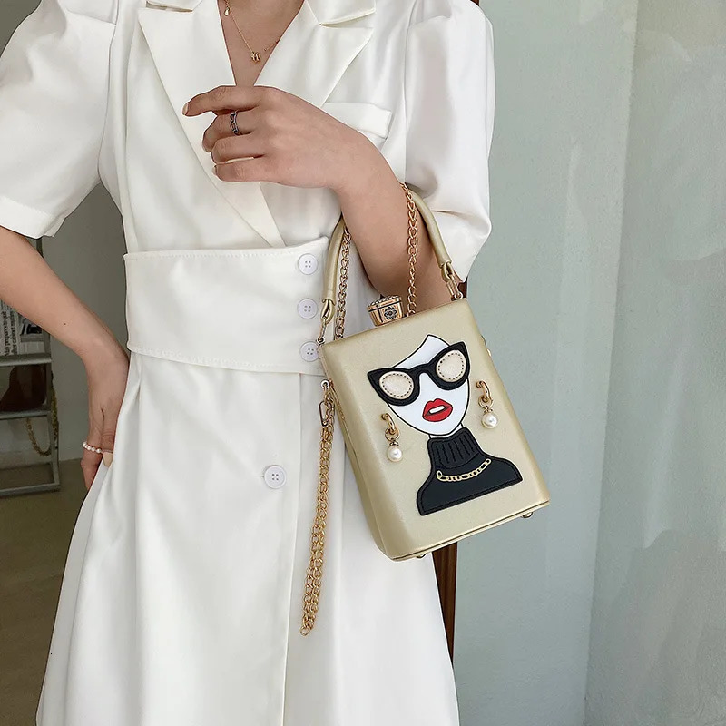 Womens Novel Womens Shoulder Bag Fashion PU Leather Top Handbag Womens Clutch Wallet 241023