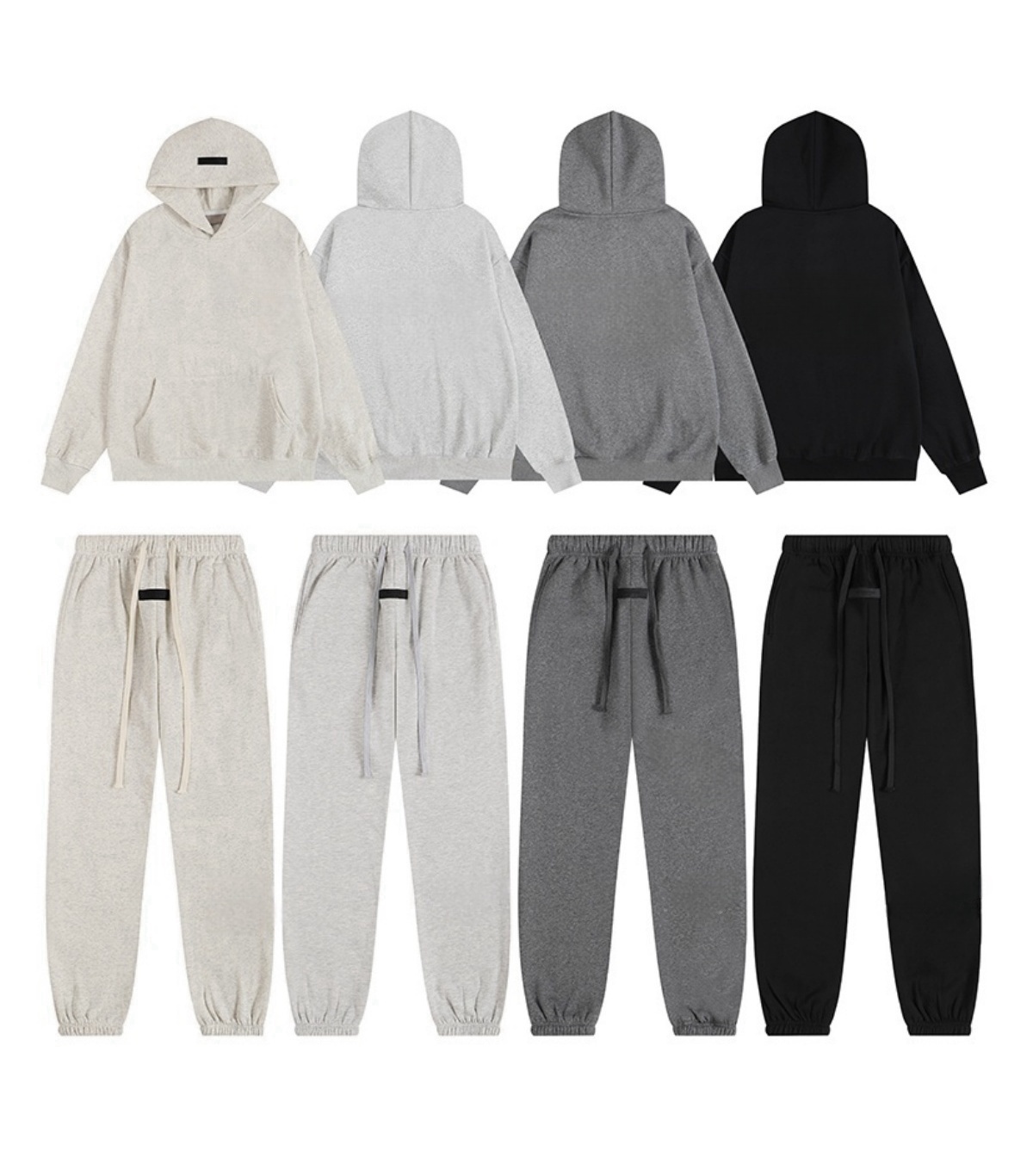 designer hoodie Oversized Two Rows cked Letter For Men's Hoodies Brand Designer Women's High Street Loose tech fleece Hoodie Set