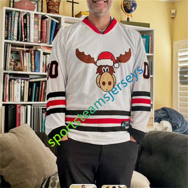 Christmas Vacation customize #00 Family Hockey Jersey & Knitted Pom Beanie Set