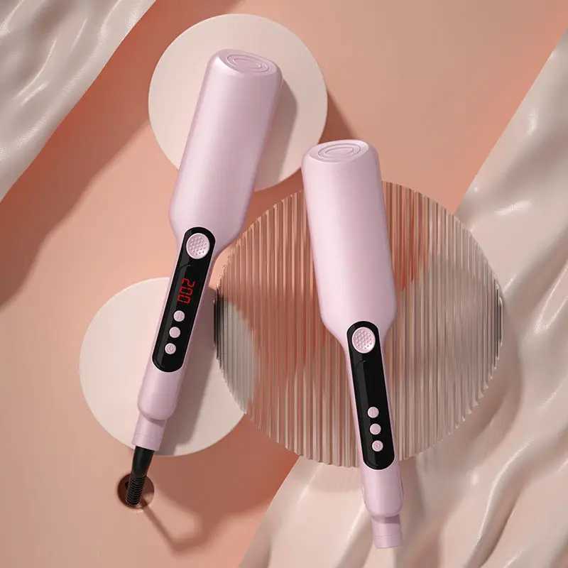 New Arrival 25mm corrugated Chicken rolls curler 2 barrels curler ceramic fast heating curler iron hair conditioner corrugated modeling tool Z241022