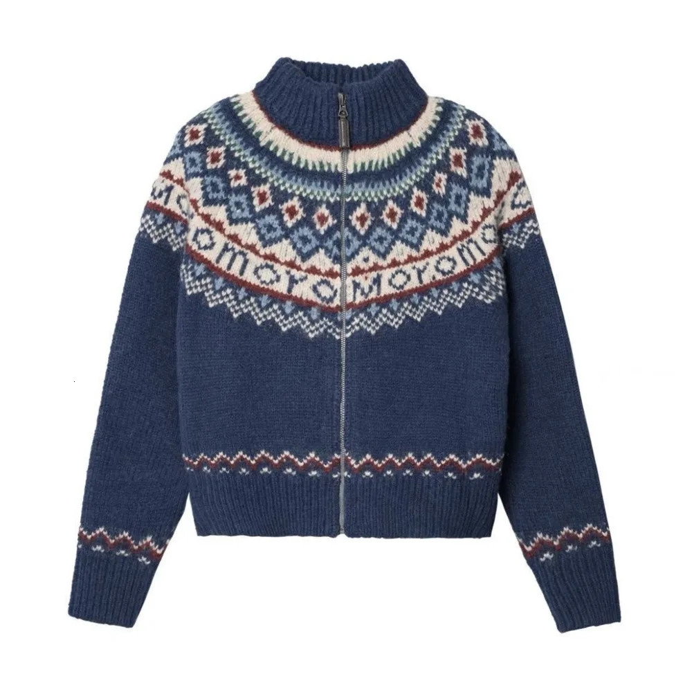 Sweet Christmas Vintage Cardigans Women Harajuku Zipper Grunge Sweaters Loose Streetwear Knitted Coats Y2k Aesthetic 241022