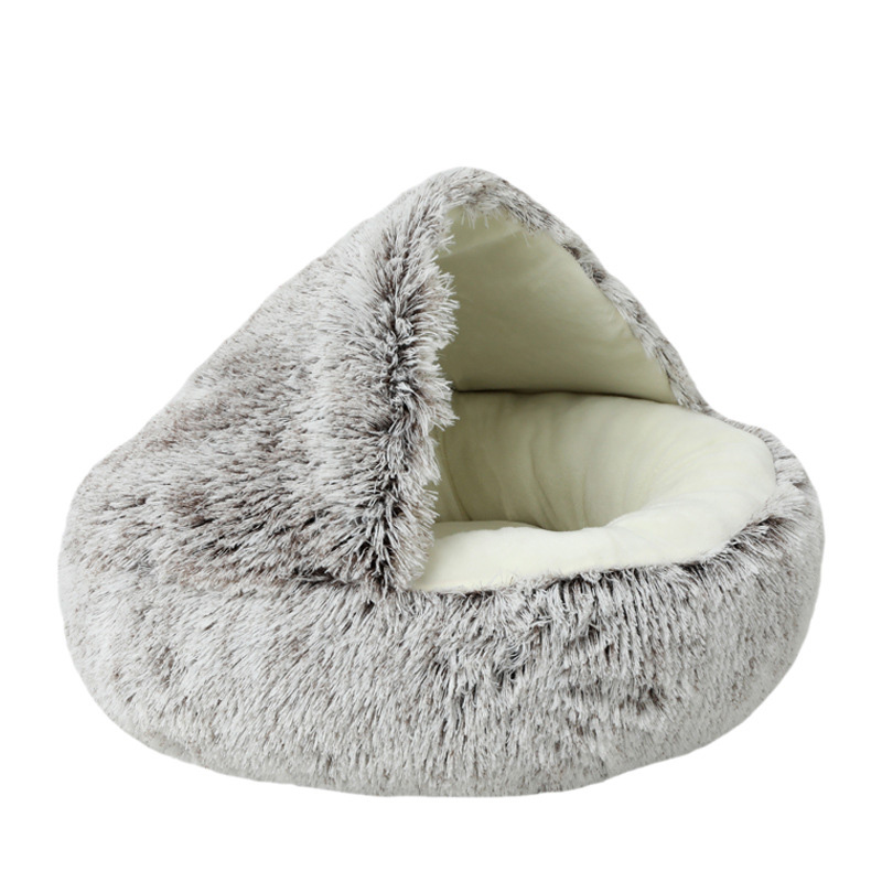 Pet supplies winter warm shell semi-enclosed cat kennel pet cat bed semi-enclosed dog kennel dog bed closed cat kennel