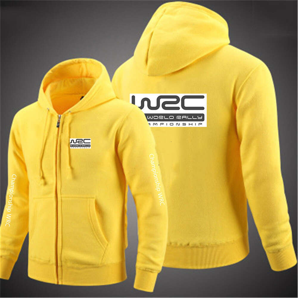 High end Rally World Championship WRC Mens Fashion Hoodies Spring And Autumn Solid Color Zipper Pullover Coat Comfortable Harajuku Top