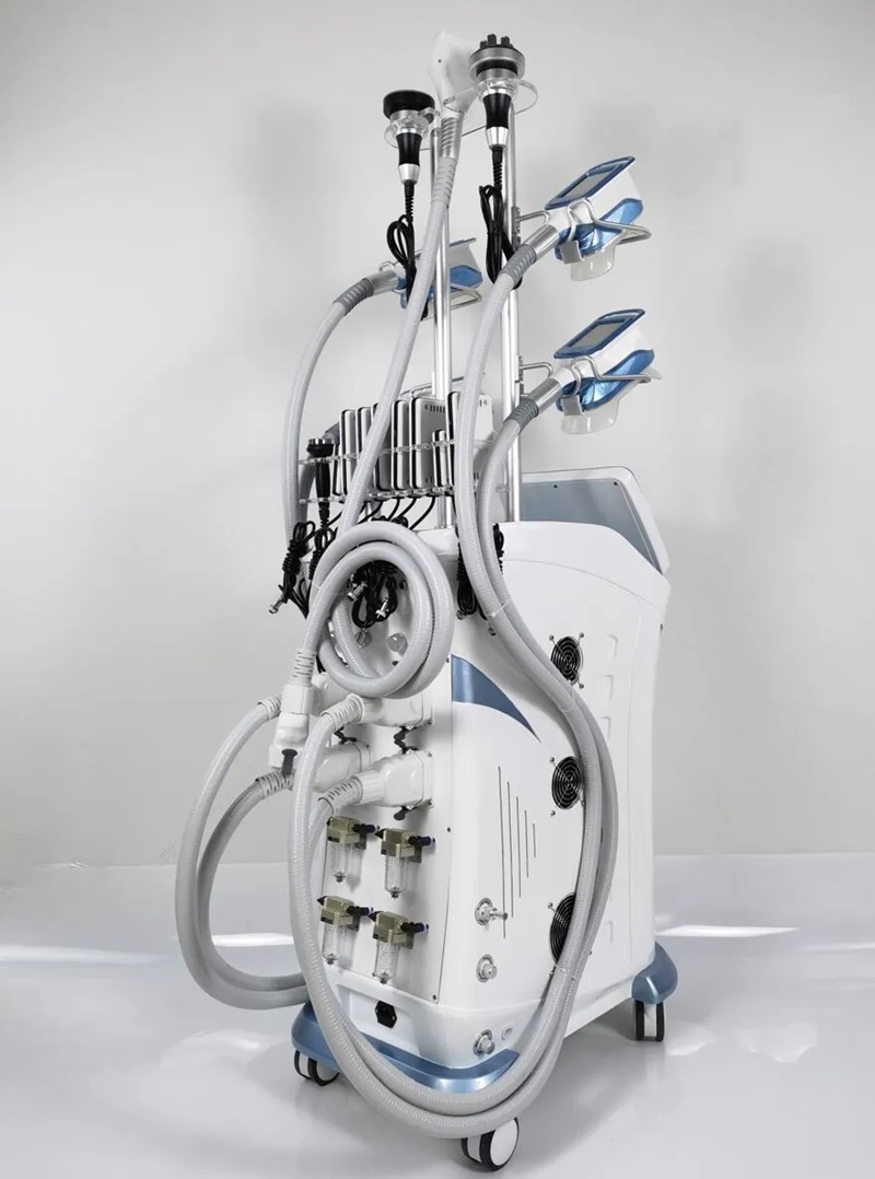 FDA approval 360 Fat Freezing Cryo Slimming Machine Body Sculpting fat reduce Cooling Lipolysis 4 handles work at the same time with Chin Handle slimm