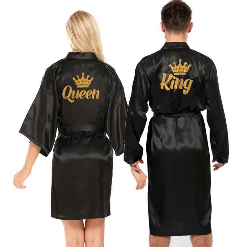 Wedding King Rob Robin Satin Match Kimono Valentines Day Anniversary Gift Bridal Party W241023