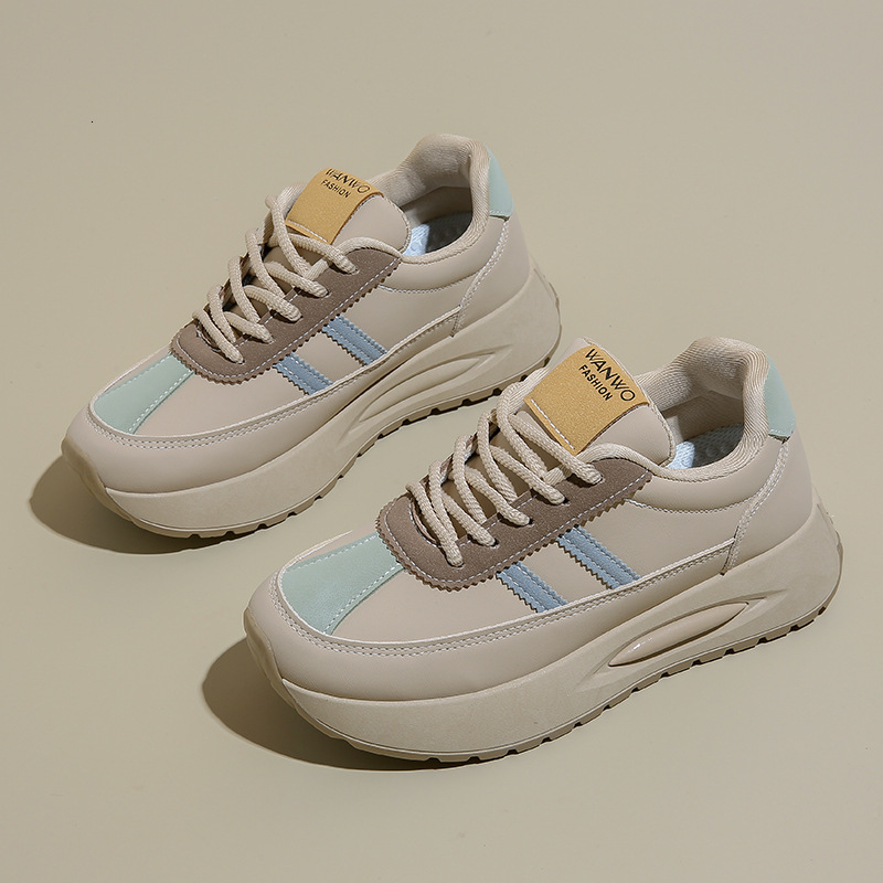 Autumn New Edition Breathable Forrest Gump Ins Student Casual Thick soled Running Shoes for Women