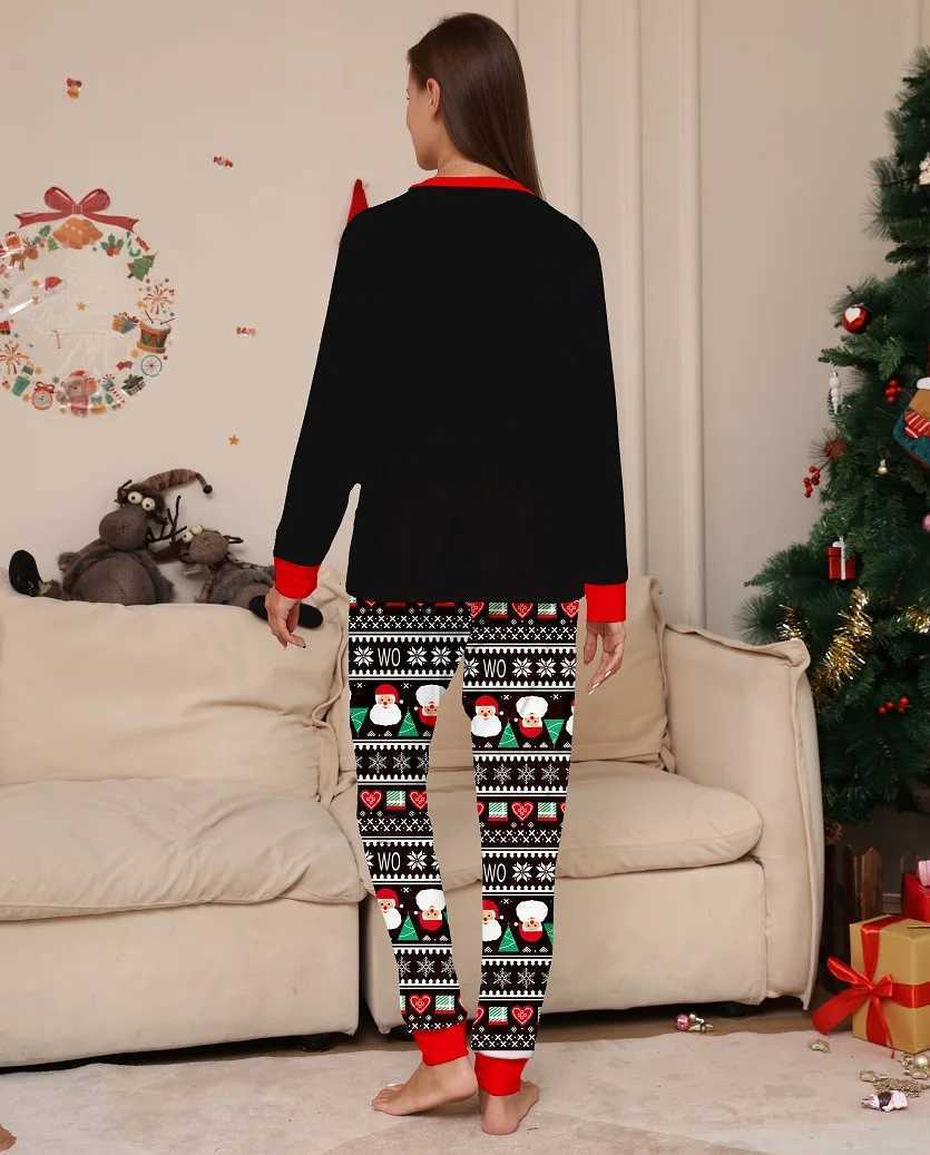 Xmas Family Matching Pajamas New Arrivals 2025 Letter Print Merry Christmas Father Mother Kids Pjs Baby Jumpsuit Dog ClothesXJ241008