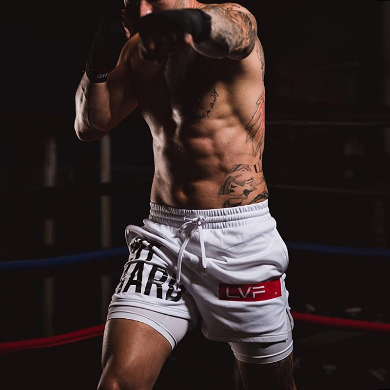Mens Muscle Fitness Sports Shorts Quick Drying Breathable Short Pants Summer Running Training Male Workout Boxing Casual Shorts