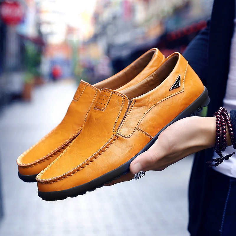 Men Dress Shoes Summer Mens Bean Shoes Leather Shoes Casual Shoes Mens Leather Shoes One Foot Shoes 241009