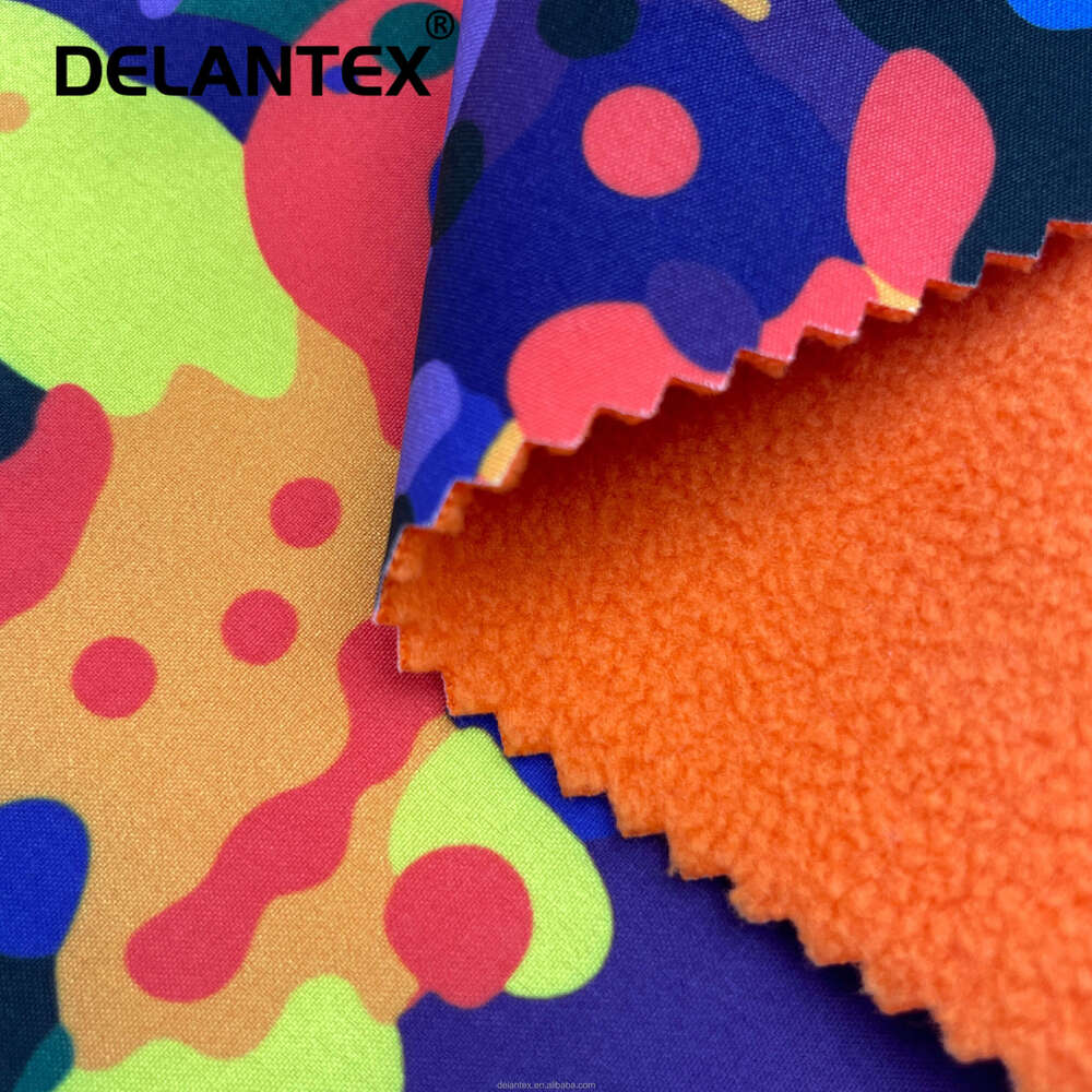 softshell fabric children print Digital Printing Fabric Factory Direct 4 Way Stretchable Softshell 20000