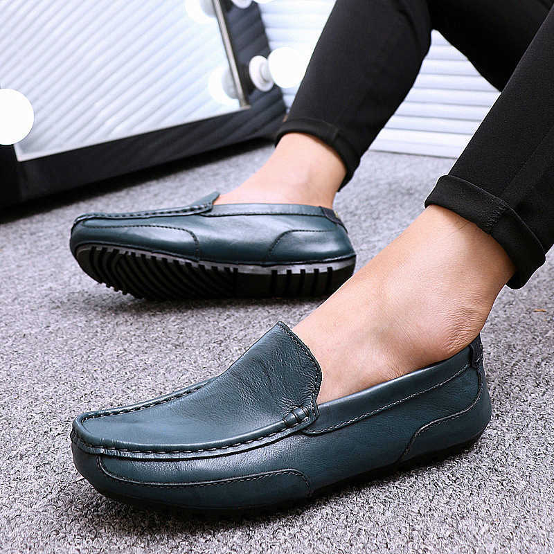Men Dress Shoes Mens Shoes Spring New Mens Casual Shoes Korean Large Soft Sole Lazy Summer Casual Shoes 241009