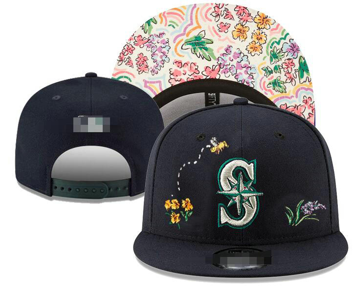 2024 fashion Mariners Basketball Snapback Baseball Snapbacks All Team Football Snap Back Hats Womens Mens Flat Caps Strapback Hip Hop Cap Sports Hat a4