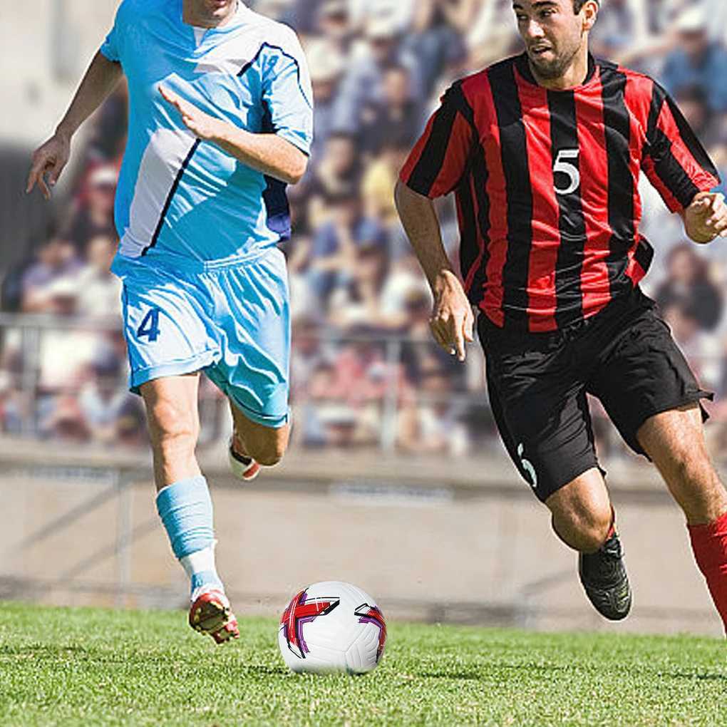 New PU ather Machine-Stitched Football Soccer Balls Official Size 5 Wearproof Anti-Slip ague Match Training BallsXJ241023