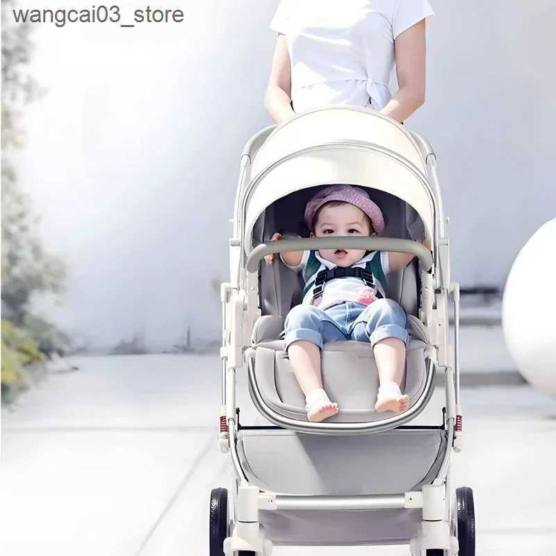 Strollers# Baby Stroller Safety Cart Carriage Lightweight Travel System Baby Pushchair Carriage L240910