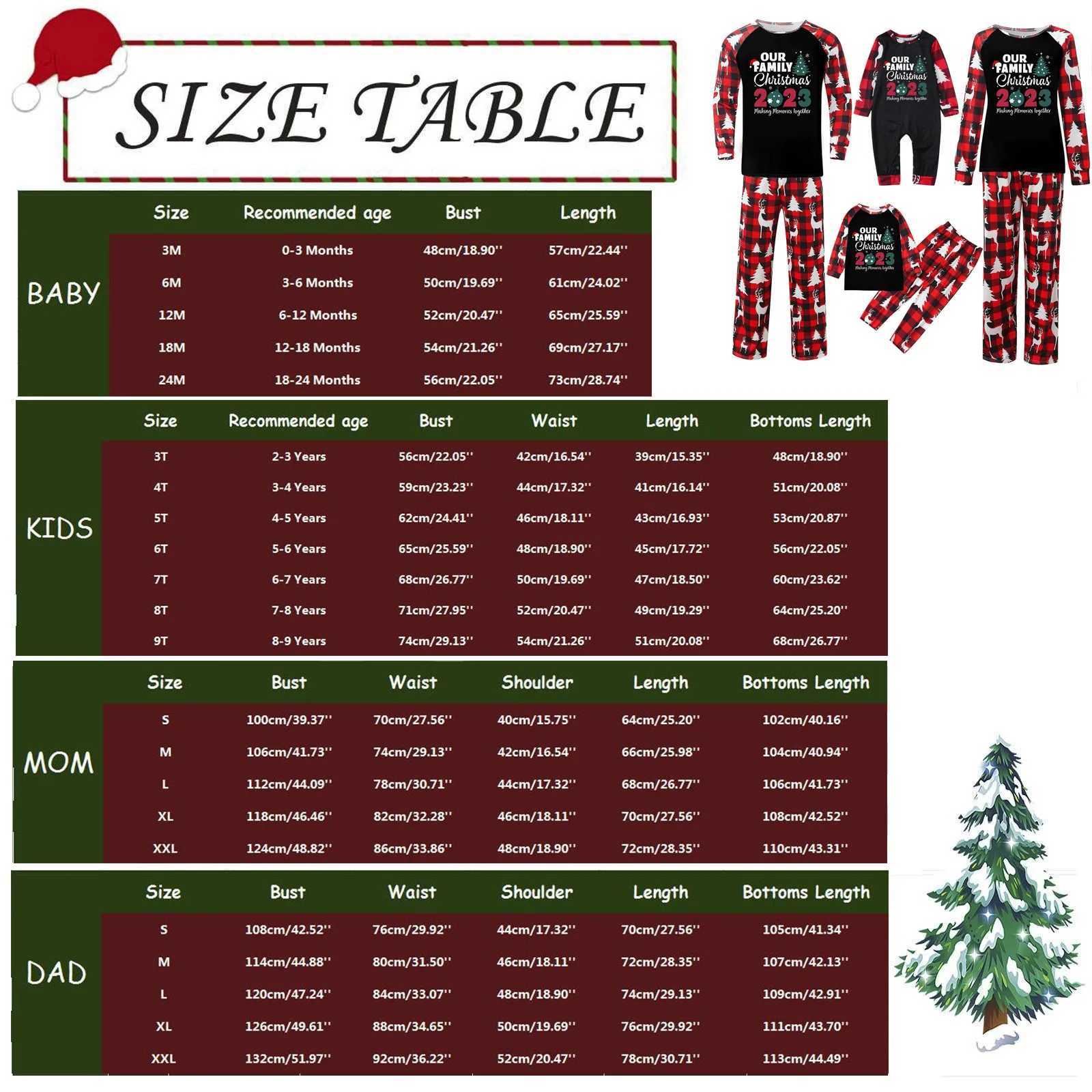 Merry Christmas Letter Printed Parent-Child Sleepwear Sets Deer Print Casual Family Matching Outfits Xmas Cartoon Pajamas SetsXJ241008