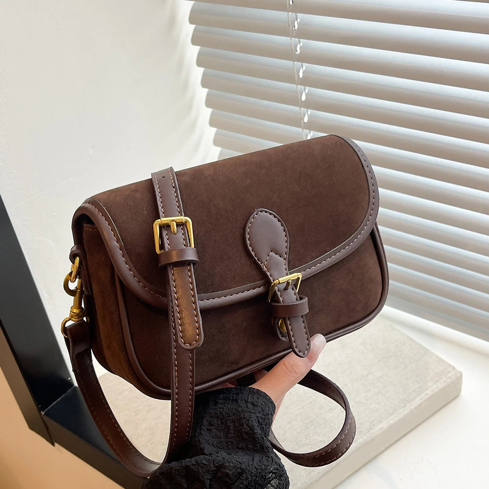 Shoulder Bag for Women Crescent Underarm Leather Messenger Purse Handbag Work Travel 241017