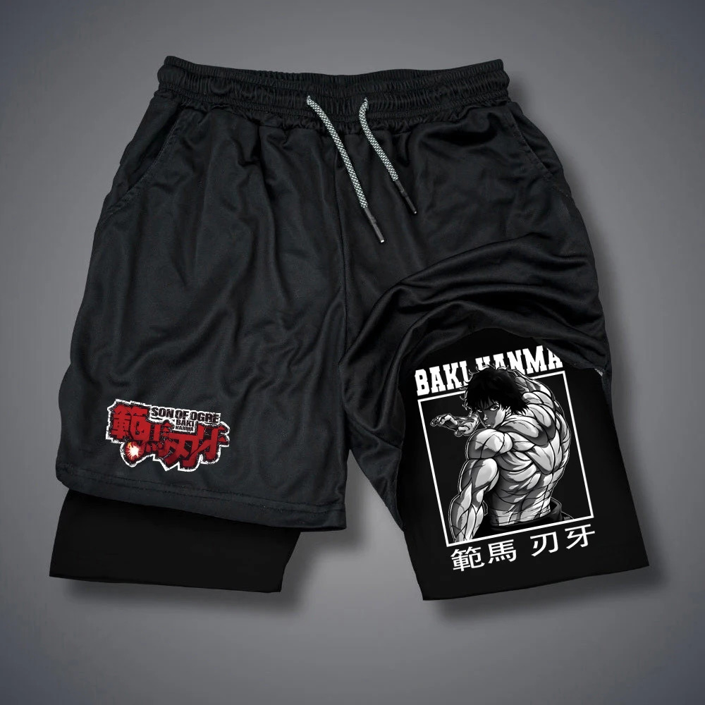 Shorts Summer Double-deck 2 In 1 Short Pants Gym Jogging Pant Quick Dry Running Shorts Joggers Type Pant